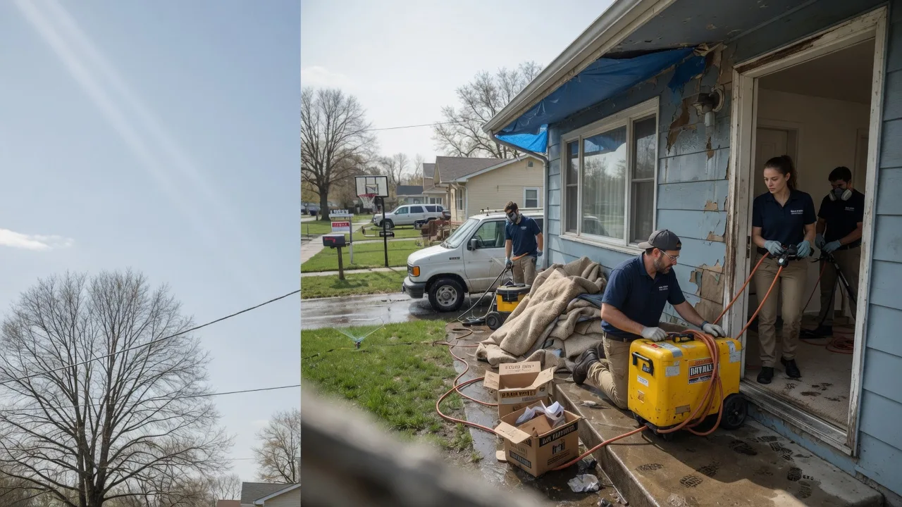 Basement Flood Cleanup in Covel, WV near me